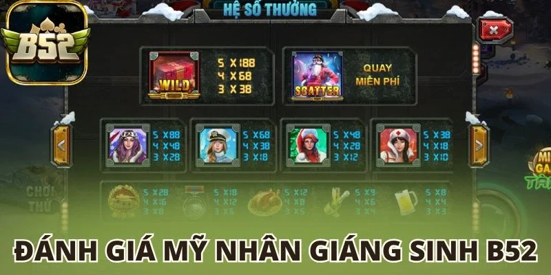 Đánh giá Mỹ Nhân Giáng Sinh B52 club