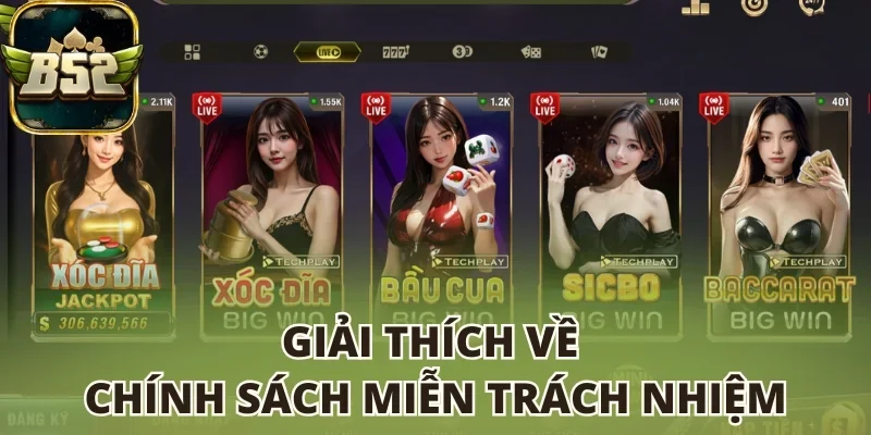 Giải thích về chính sách miễn trách nhiệm