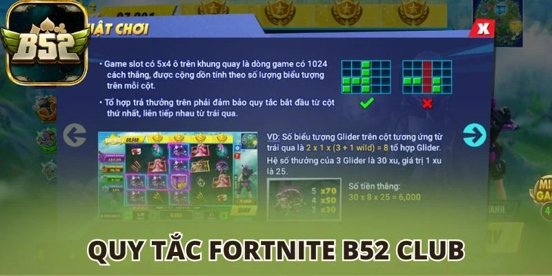 Quy tắc Fortnite B52 club