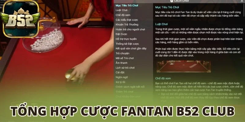 Tổng hợp cược Fantan B52 club
