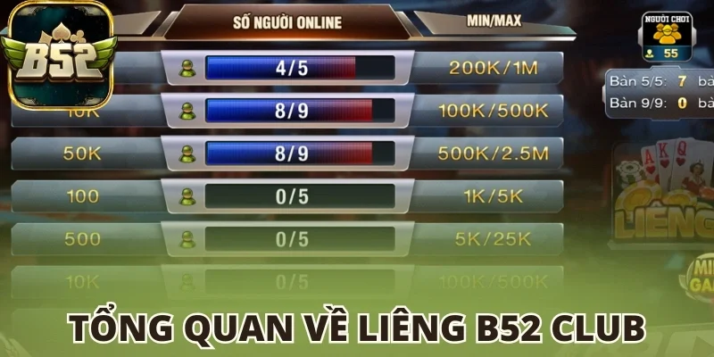 Tổng quan về Liêng B52 Club